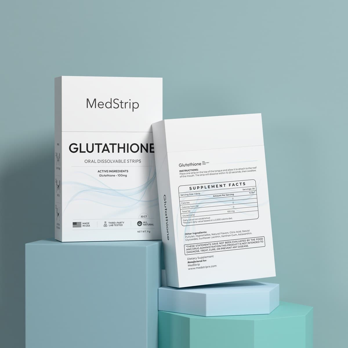 MedStrip Glutatión: tiras orales sublinguales en Puerto Rico · Puerto Rico Wellness Distributors
